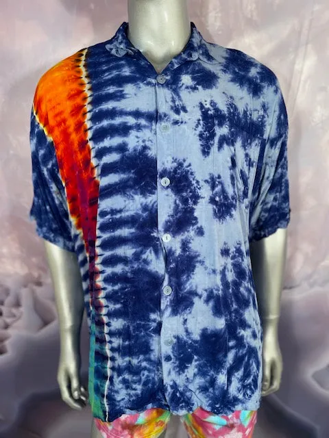 2XL Colors of Love Button Down #7