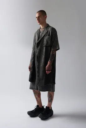 ACID WASH DENIM SHORTSLEEVE JACKET