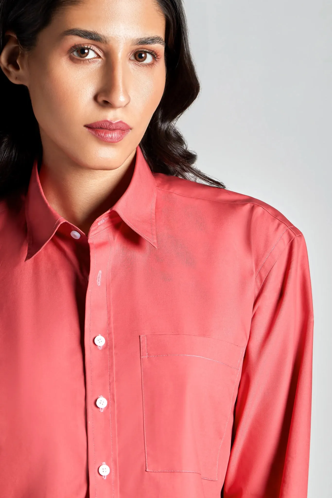 Blush Cut it Off Shirt