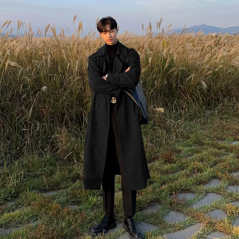Double-breasted Trench Loose Trend Coat