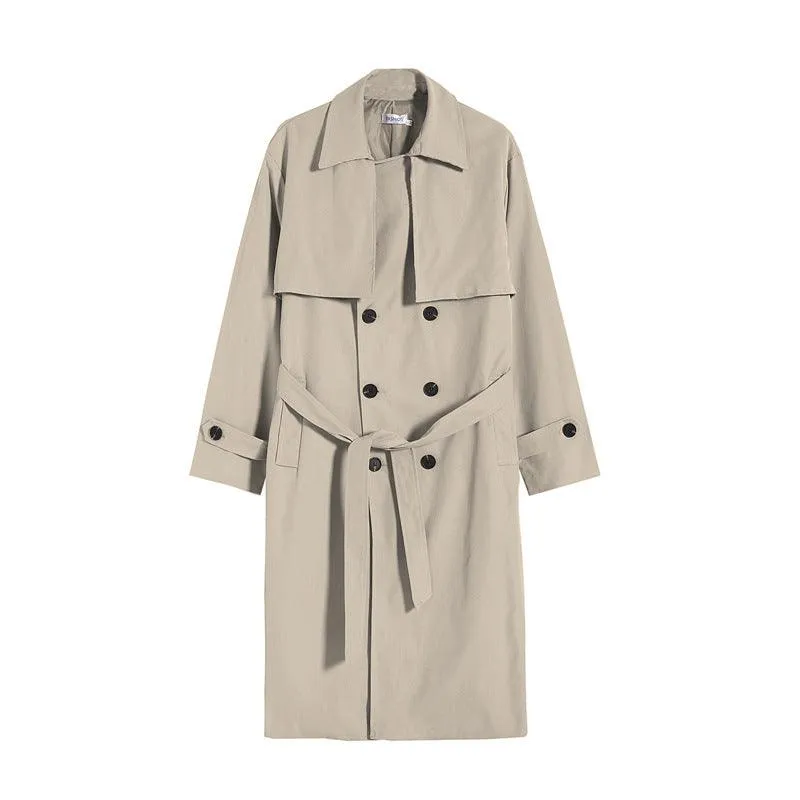 Double-breasted Trench Loose Trend Coat