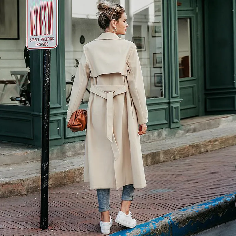 Double Breasted Woollen Overcoat