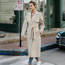 Double Breasted Woollen Overcoat