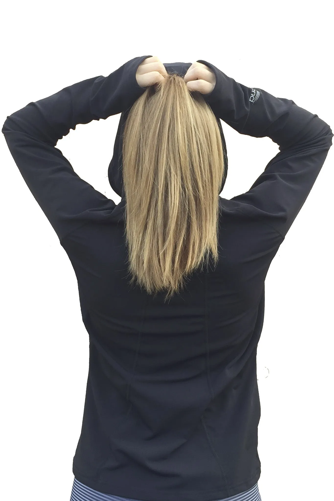 ETSU Performance Pony Tail Hoodie/Black