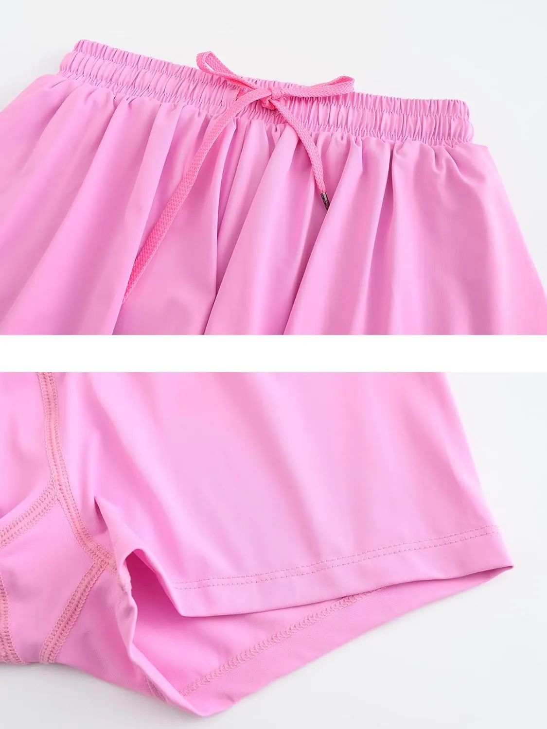 Flowy Shorts for Teen Girls Athletic Running Youth Butterfly Shorts