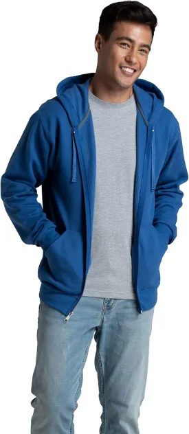Fruit of the Loom Unisex Adult EverSoft Fleece Full Zip Hoodie Sweatshirt