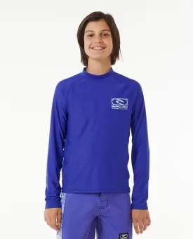 Future Evolution UPF50  Long Sleeve Rash Vest - Boys (8-16 years) - Wild Berry