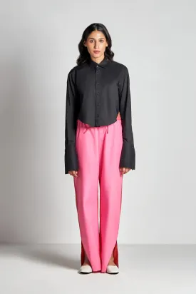 Jet Round Cropped Shirt