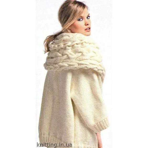 Knitted women jacket