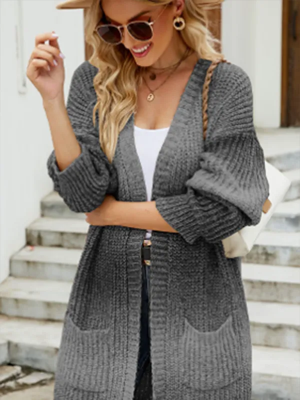 Lara Women's Dropped Sleeve Gradient Knit Cardigan Sweater
