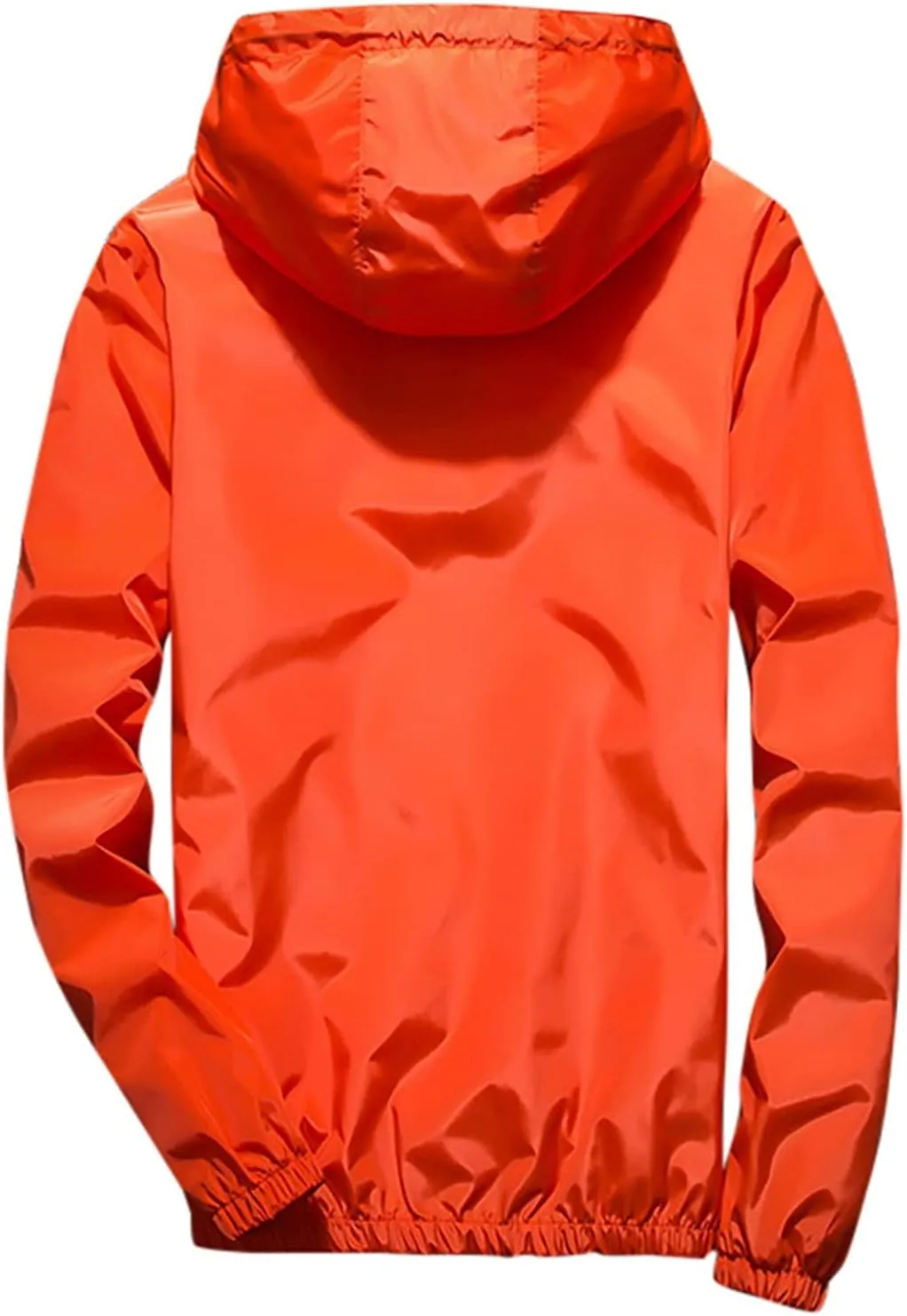 Men Lightweight Waterproof Jackets,Mens Windbreaker with Hood Outdoor Raincoat for Hiking Running Travel Zip Hoodies