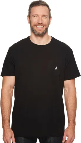 Nautica Men's Solid Crew Neck Short-Sleeve Pocket T-Shirt