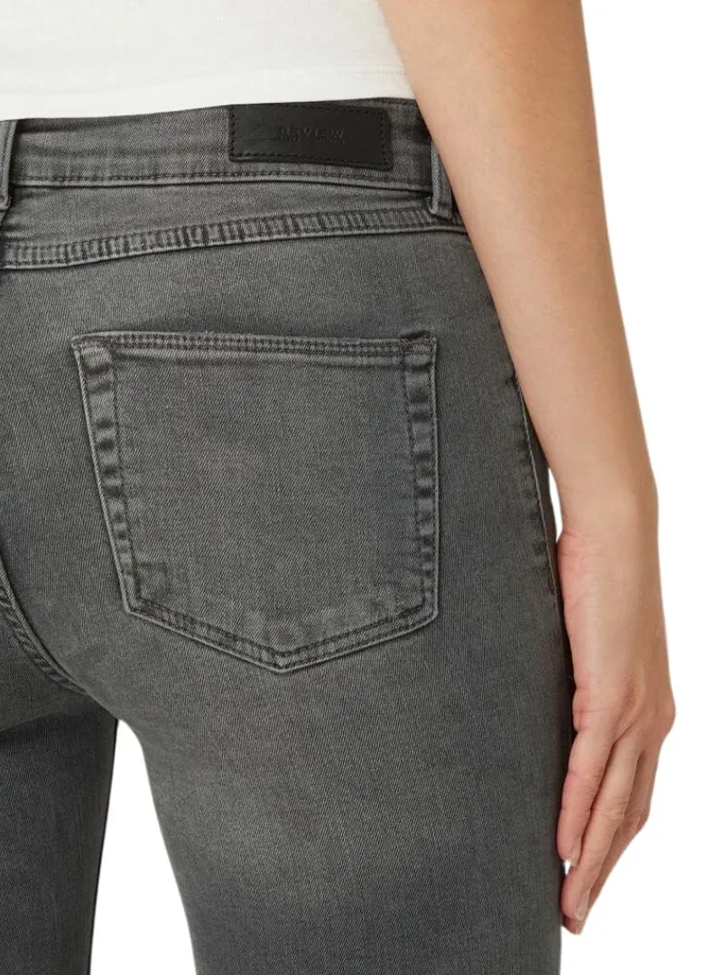 RIBBED SKINNY FIT JEAN