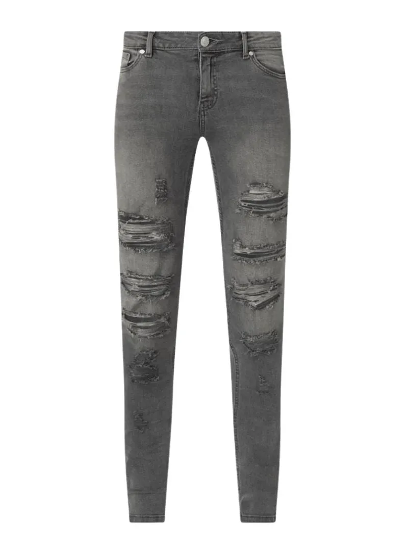 RIBBED SKINNY FIT JEAN