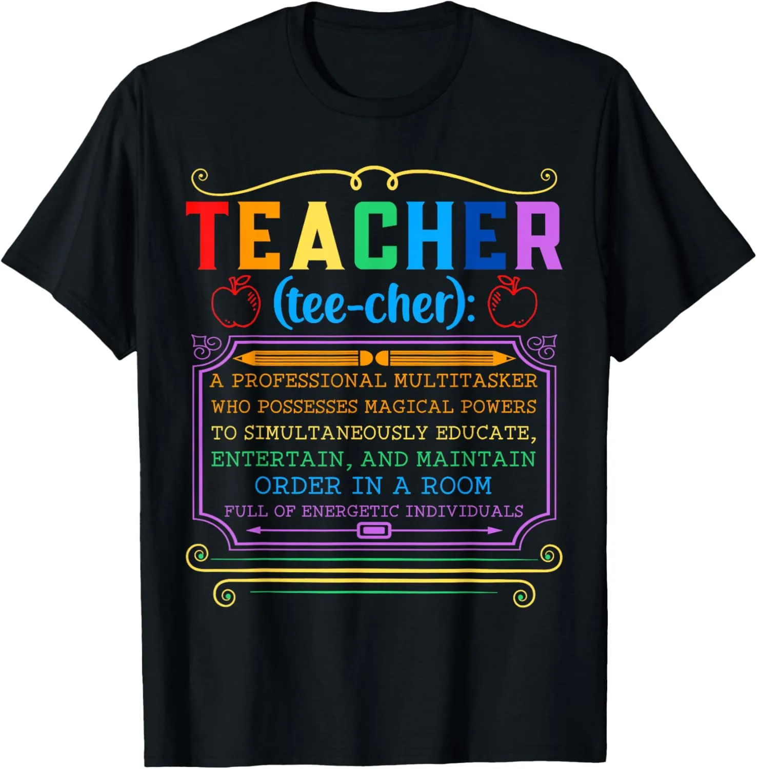 Teacher Definition - Funny Teaching School Teacher T-Shirt