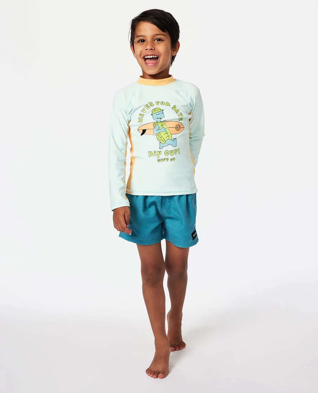 Tube Turtle UV Long Sleeve Rash Vest - Boys (1-8 years) - Light Blue