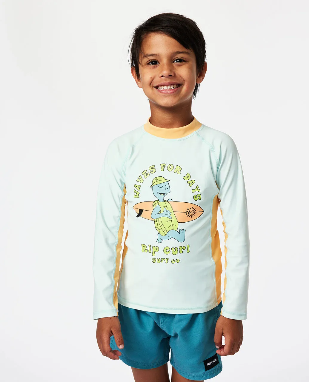 Tube Turtle UV Long Sleeve Rash Vest - Boys (1-8 years) - Light Blue