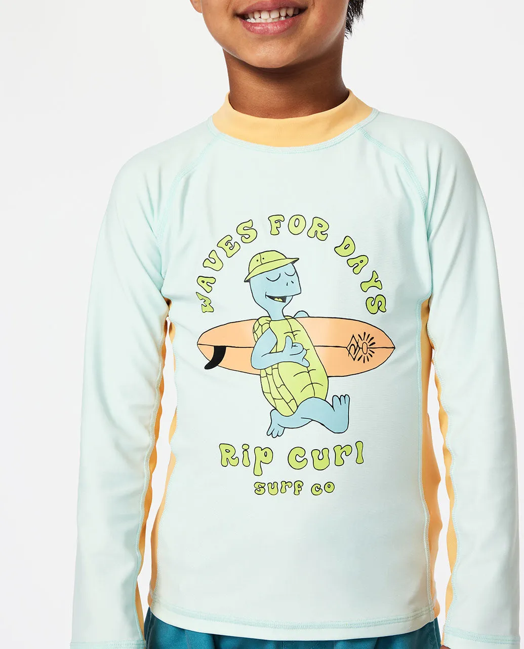 Tube Turtle UV Long Sleeve Rash Vest - Boys (1-8 years) - Light Blue