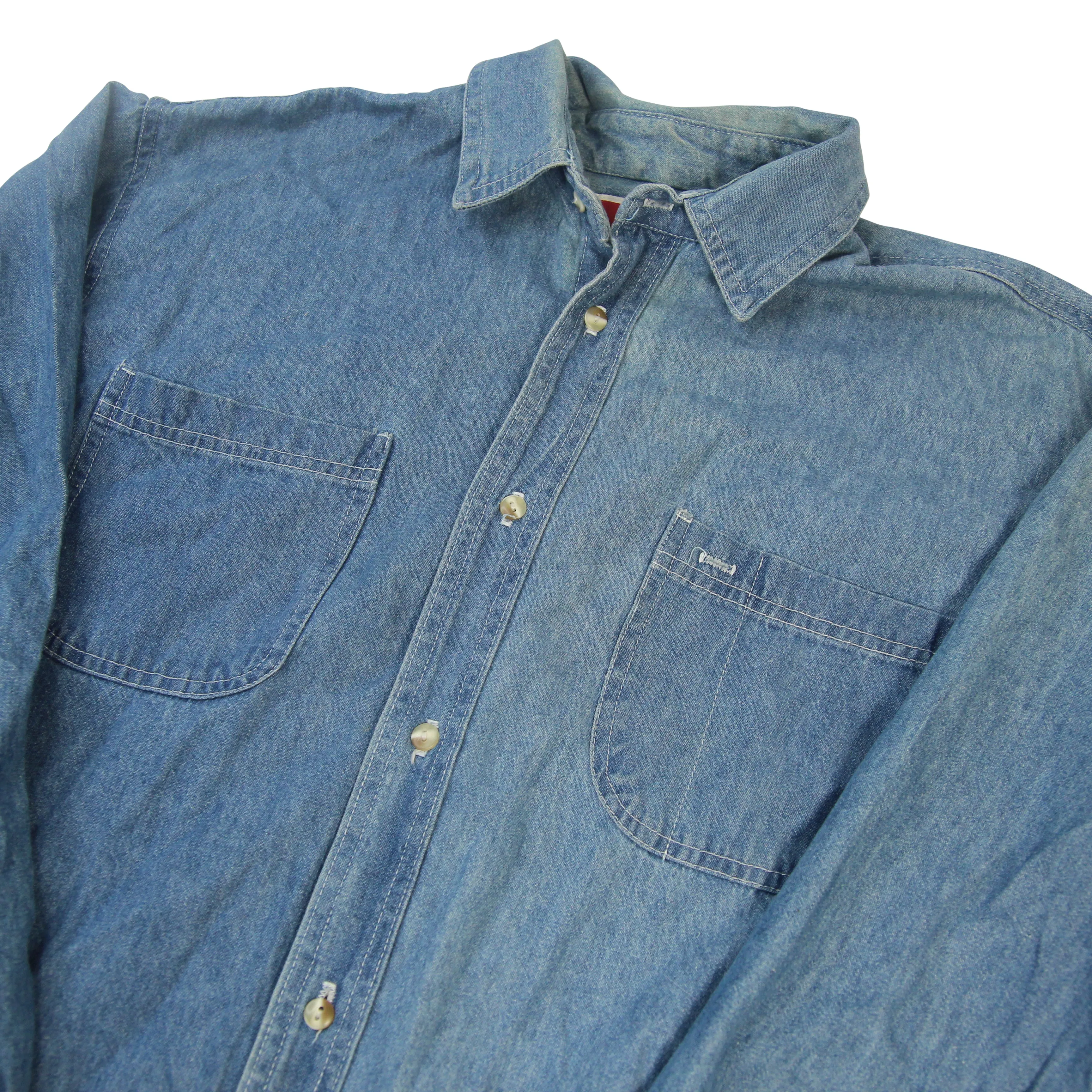 Vintage Marlboro Denim Shirt - L