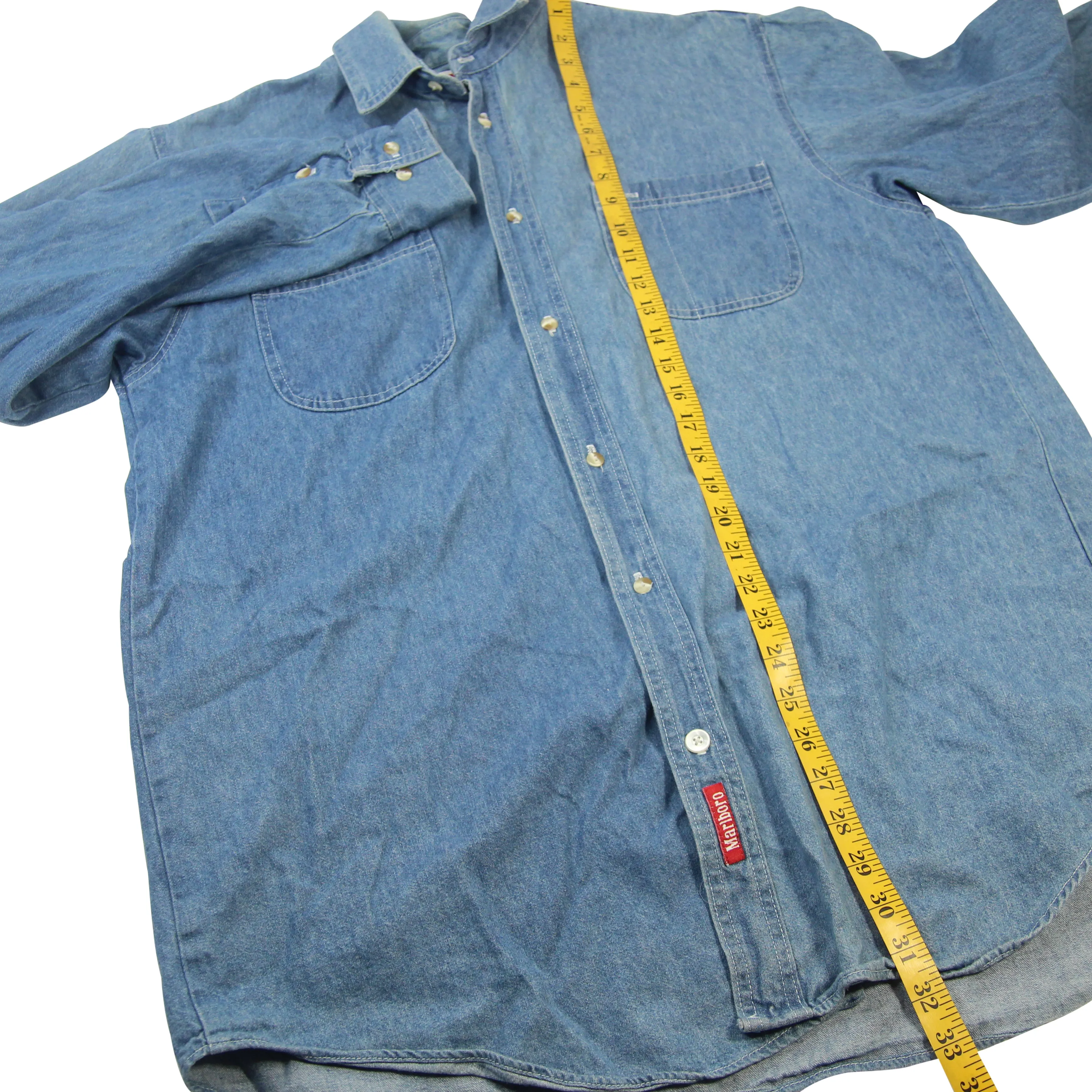 Vintage Marlboro Denim Shirt - L