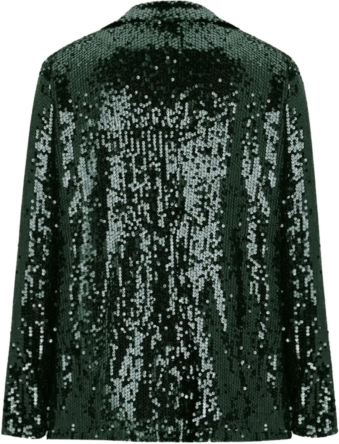 Women Sequins Blazer Sequin Jacket Casual Long Sleeve Glitter Party Shiny Lapel Coat Jacket Women Plus Size