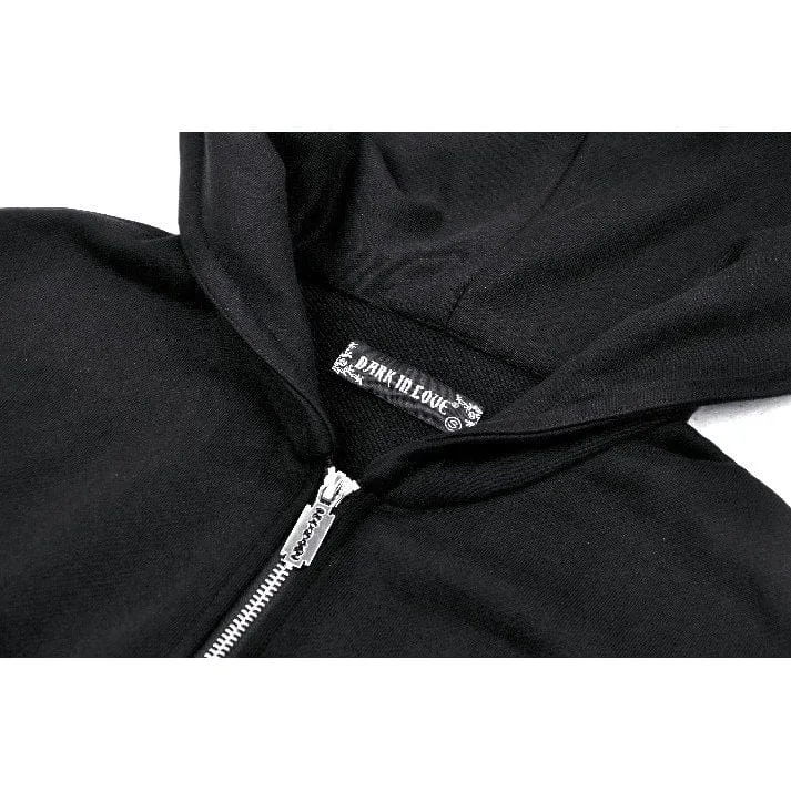 Women's Punk Batwing Zip Hoodie