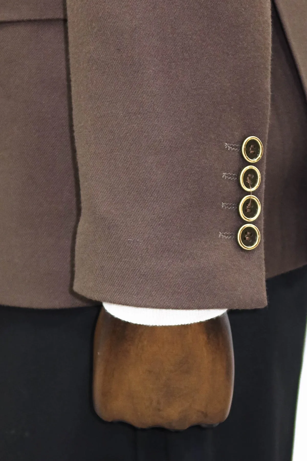 WSS Plain Slim Fit Sport Brown Men Blazer  - Singen
